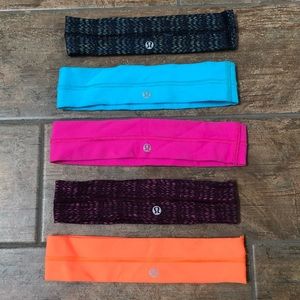 Lululemon head bands pack of 5
